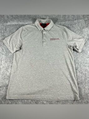 Porsche Motorsport Men’s Polo Shirt Size Medium Gray